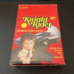 Knight Rider Vtg. 1982 Bubble Gum Trading Cards Box 36 Sealed Wax Packs Donruss. Fixed Price $199.99.