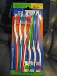Dr. Fresh Adult Manual Toothbrush With Tongue Scraper, Firm Bristles, 6 Brushes. Fixed Price $5.02.