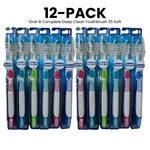 12-PACK Oral-b Complete Deep Clean Toothbrush, 35 Soft Extra-long Power Bristles. Fixed Price $36.99.