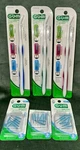 Gum (3 Pack) Proxabrush Handle Multi Color Go Between 8 Refill. Fixed Price $30.00.