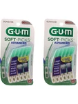2 Packs Gum 6505 Soft-picks Advanced Dental 90 Count With Travel Case. Fixed Price $21.21.