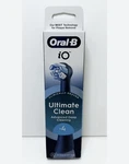 4 Pack Oral-b Io Ultimate Clean Replacement Brush Head Black Tip. Fixed Price $18.00.