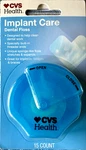 New Cvs Health Implant Care Dental Floss Sealed Package 15 Count Mpn #607621 Nib. Fixed Price $6.99.