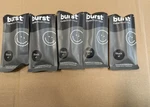 5-PACK Burst Curve Sonic Electric Toothbrush Head Replacement , Black. Fixed Price $19.00.