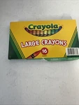 Crayola. 520336 Large Crayons 16 Colors/box. Fixed Price $8.00.