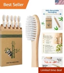 Bamboo Toothbrushes Eco-friendly Soft Bristles 10 Pack Natural Wooden. Fixed Price $21.59.