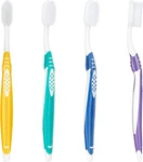4-PACK Ultra Soft Toothbrush Adults Tapered Bristles Gentle Flossing Care Teeth. Fixed Price $15.99.