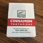 Tea Tree Therapy Cinnamon Toothpicks, Case Of 12 100 Ct. Fixed Price $49.99.