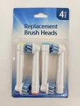 Replacement Brush Heads For Oral-b Electro Toothrush Model EB-50A, 4-PACK. Fixed Price $11.99.