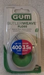 Gum Butlerweave Mint Woven Dental Floss, Shred Resistant Waxed. Fixed Price $10.99.