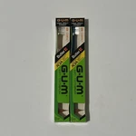 2 New Vtg Butler Gum Adult Toothbrush Soft 409 W/ Removable Stimulator Tip Nos. Fixed Price $9.99.