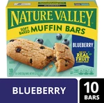 Nature Valley Soft Baked Muffin Bars, Blueberry, Snack 10 12.4 Oz. Fixed Price $6.99.