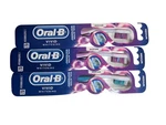 Oral-b Vivid Whitening Manual Dual Action Toothbrushes Medium Lot 3X1V. Fixed Price $19.66.
