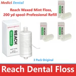 600 Yards Johnson & Reach Mint Waxed Refill Spool 2733 Flosser. Fixed Price $27.98.