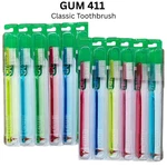 411: Gum Classic Toothbrush , Full Soft W/ Rubber Tip Stimulator Massager. Fixed Price $27.16.