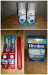 Polident Efferdent Colgate Dental Denture Cleanser Soft Toothbrush Travel Kid. Fixed Price $14.30.