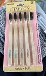 New Swissco Toothbrush Bamboo Charcoal Infused Bristles Adult Soft Pack 5. Fixed Price $22.00.