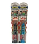 Firefly Star Wars Electric Toothbrush Darth Vader & Rey Blue Black Twin Pack. Fixed Price $9.59.