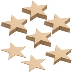 Wooden Star Cutout 8 Inch Unfinished, July 4 & Year Round Crafts Woodpeckers. Fixed Price $22.59.