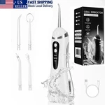 Portable Smart Electric Oral Irrigator Water Flosser 4 Jets 3 Modes Rechargeable. Fixed Price $15.09.