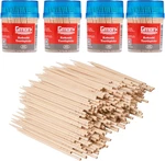 Gmark Wooden Toothpicks 1600 Pieces Kokeshi Style, Cocktail Safe Use Sturdy Roun. Fixed Price $19.76.