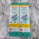 Lot Of 2 Plackers Premium Sonic Anti-plaque Replacement Brush Heads Medium. Fixed Price $19.95.