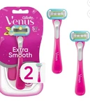 (pack Of 2) Gillette Venus Xtra Smooth Disposable Women Razors, 2-COUNT Each. Fixed Price $16.99.