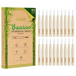 Isshah Biodegradable Bamboo Handle Interdental Brushes 1 Count (pack Of 40). Fixed Price $28.99.