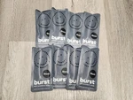 Set Of 8 Burst Sonic Electric Toothbrush Replacement Heads - Black. Fixed Price $44.95.