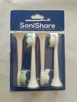 Sonishare Electric Toothbrush Replacement Heads 4 Pack #8550. Fixed Price $7.99.
