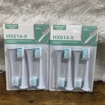 Lot Of 2 Electric Toothbrush Head Click-on HX614-X Standard Clean. Fixed Price $15.00.