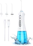 Water Flosser Cordless Portable Teeth Cleaner Modes 4 Jets 300ML Tank. Fixed Price $37.99.