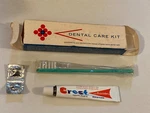 Vintage Dental Care Kit (procter & Gamble) With Toothbrush, Toothpaste Tablets. Fixed Price $19.99.