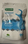 Gum Advanced Care Flosser Picks Soothes Sensitive 90CT Fresh Mint Flavor. Fixed Price $13.12.
