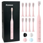 Keosaa Electric Toothbrush With 8 Count (pack Of 1), 927-PINK. Fixed Price $37.99.