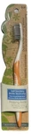 Ecofam Soft Toothbrush Dual Action Antimicrobial Flossing Bristles, Adult Orange. Fixed Price $7.50.