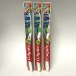 3X Colgate 360 Whole Mouth Clean Toothbrushes, Full Medium 37 Vintage 2007. Fixed Price $15.98.