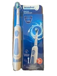 Nevadent Battery Operated Electric Toothbrush W/ 2 Minute Timer, 4 Heads - New. Fixed Price $18.99.