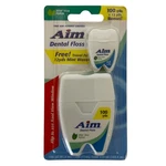 Aim Dental Floss Mint Waxed 100 Yards & 12 Travel Pack. Fixed Price $9.99.