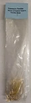 12 Packs Of Size 6 Mustad Snelled Gold Plated Hooks. In Each. Fixed Price $12.00.