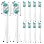 Elyhead Toothbrush Heads Replacement Compatible 10 Count (pack Of 1), White. Fixed Price $15.66.