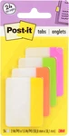 Post-it Tabs, In, Solid, Assorted Bright Colors, 6 Tabs/color, 24. Fixed Price $9.46.