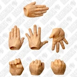 Mezco ONE:12 Thor - Seven Interchangeable Hands Set Marvel 1:12 Scale Fodder. Fixed Price $16.96.
