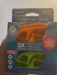 Dentek Floss Picks & Travel For On-the-go 4 Cases W/6 Ea. Fixed Price $8.00.