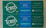 2 Tom's Of Maine Simply White Natural Toothpaste Clean Mint, 4.7 Oz Toms. Fixed Price $69.97.