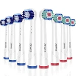 Zewei Replacement Brush Heads For Oral-b Braun Electric 8 Pack #329, 330, 331. Fixed Price $10.99.
