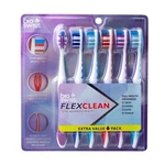 Bio Swiss Flexclean Soft Toothbrush 6 Pack Deep Reach Bristles & Cheek/tongue. Fixed Price $18.10.