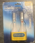 Two Philips Sonicare Advance 4100 4800 Standard Size Replacement Brush Heads. Fixed Price $15.50.