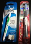 Colgate Optic White 360 Toothbrush Medium/soft Adult And Listerine Flosser. Fixed Price $12.00.