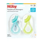 Nuby Toothbrush Massagers 2-PACK With Protective Case. Fixed Price $8.95.